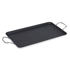 Large 20" x 12" Nonstick Double Burner Griddle with Metal Handles, Black
(4.3)
4.3 stars out of 438 reviews
438 reviews