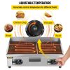 VEVOR 29" Commercial Electric Griddle 110V 3000W Electric Countertop Griddle Non-Stick Restaurant Teppanyaki Flat Top Grill Stainless Steel Adjustable