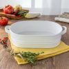 Better Homes & Gardens Porcelain Oval Bakeware Serve Dish, Oven to Table