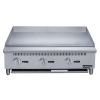 36" Griddler (24" Depth)  3-Burner Commercial  Griddle in Stainless Steel  with 4  legs