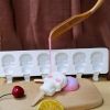 1pc 6 Skull Ice Cream Silicone Mold; Ice Mold 14.2*4.37inch