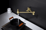 Wall-mounted flowerpot faucet (gold)