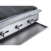 k36"  3-Burner Commercial Charboiler  in Stainless Steel  with 4  legs