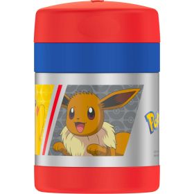 Thermos Vacuum Insulated Funtainer Food Jar with Spoon, Pokémon, 10 ounce