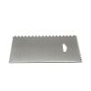 Stainless Steel Scraper Cake Icing Smoother Four Sided Scraper Cake Decorating Comb Baking Tool