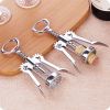 barWine Opener Stainless Steel Red Wine Opener Wing Type Metal Sommeliers Corkscrew Bottle Openers Corkscrews Wine Cork Remover