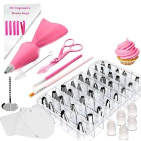 Stainless Steel 83 Pieces Cake Decorating Nozzle Set Baking Tool Decorative Nozzle Set Decorative Tools