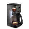 12 Cup Coffeemaker , Stainless Steel Black