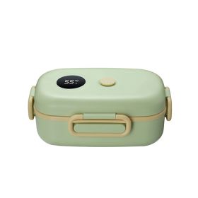 Intelligent Temperature Display And Insulation Lunch Box (Color: Green)