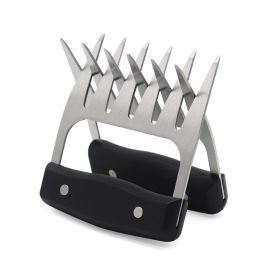 Steel/Plastic Meat Shredder Claws BBQ Claws Pulled Meat Handler Fork Paws for Shredding All Meats Accessories Kitchen Tools Paws (Color: YX221113-Steel1, Ships From: China)