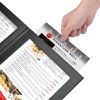 5.5"x11" OR 10"x17" OR 8.5"x11"Dual Page Backlit Menu Cover