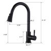 Pull Down Kitchen Faucet with Sprayer Stainless Steel