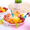 10PCS Cute Fruit Fork; Reusable Mini Animal Forks; Food; Cakes; Snacks; Fruit Decorations; Suitable For Children