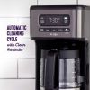 14 Cup Programmable Coffee Maker, Dark Stainless Steel