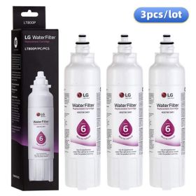 LG LT800P- 6 Month / 200 Gallon Capacity Replacement Refrigerator Water Filter (NSF42 and NSF53) ADQ73613401, ADQ73613408, or ADQ75795104 , White (Pack: 3 Piece)