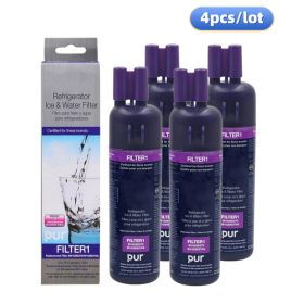 W10295370A, by Whirlpool, Refrigerator Water Filter 1 EDR1RXD1 Compatible (Pack: 4 Pieces)