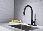 Stainless steel kitchen faucet