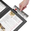 5.5"x11" OR 10"x17" OR 8.5"x11"Dual Page Backlit Menu Cover