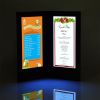5.5"x11" OR 10"x17" OR 8.5"x11"Dual Page Backlit Menu Cover