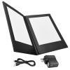 5.5"x11" OR 10"x17" OR 8.5"x11"Dual Page Backlit Menu Cover
