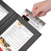 5.5"x11" OR 10"x17" OR 8.5"x11"Dual Page Backlit Menu Cover