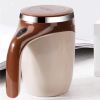 Self Stirring Mug Tea Coffee Electric Rechargeable Auto Mixing Cup Magnetic Stainless Steel Mug Coffee Cup For Office